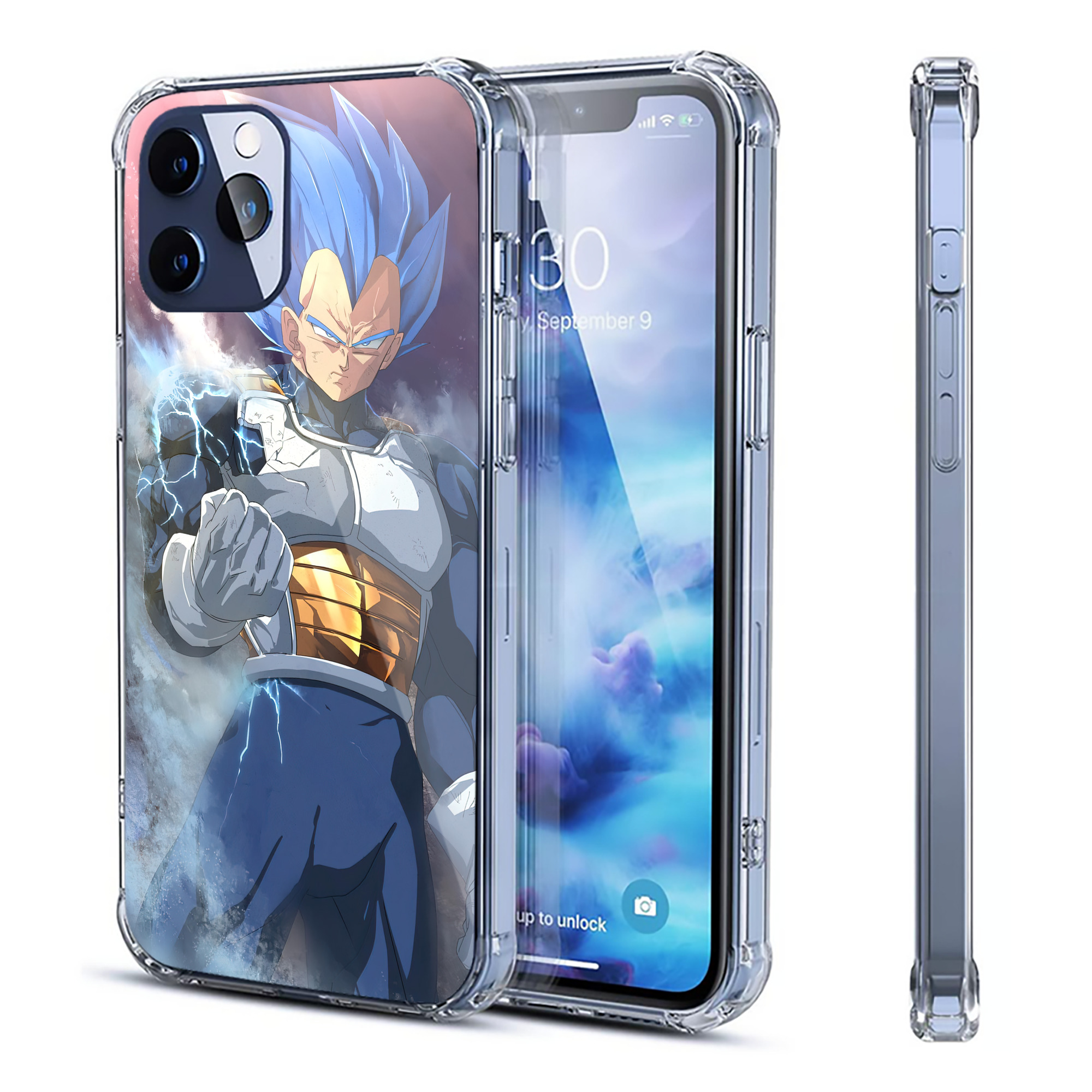 （画像用） ドラゴンボール DRAGON BALL 【iPhone 12シリーズ対応】透明スマホケース（クリアソフトケース）